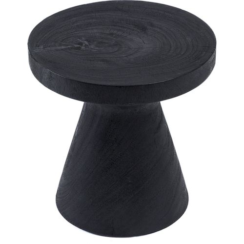 Table D'appoint Gravity Bois Noir Bazar Bizar