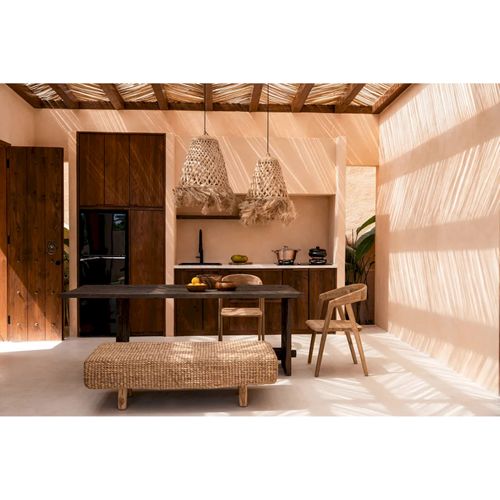 Abat-jour Méduse Abaca Naturelle Bazar Bizar