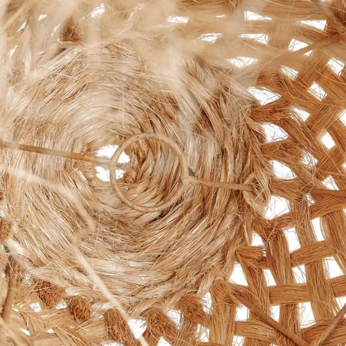 Abat-jour Méduse Abaca Naturelle Bazar Bizar