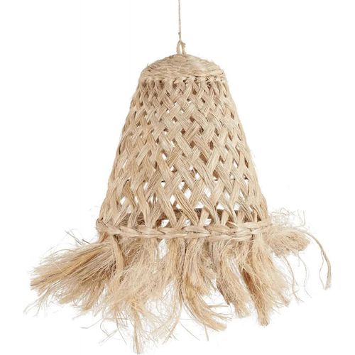 Abat-jour Méduse Abaca Naturelle Bazar Bizar