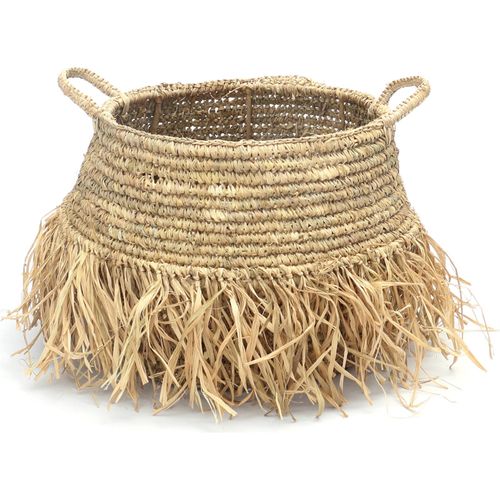 Panier Raphia Frangé Esprit Bohème Bazar Bizar