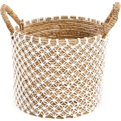 Panier Macramé Croisé En Algues Marines Bazar Bizar