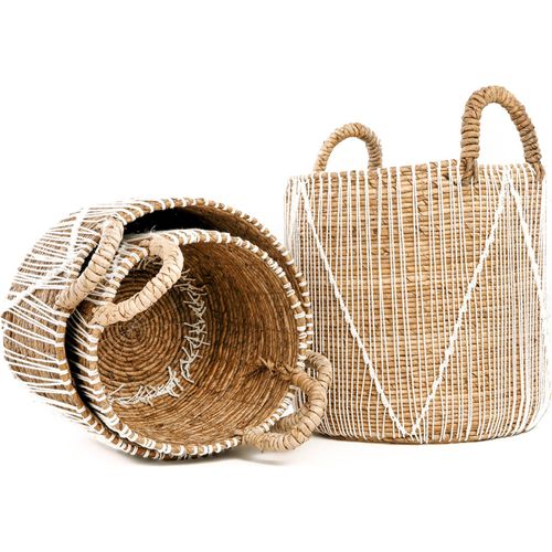 Panier En Macramé Tressé Bazar Bizar