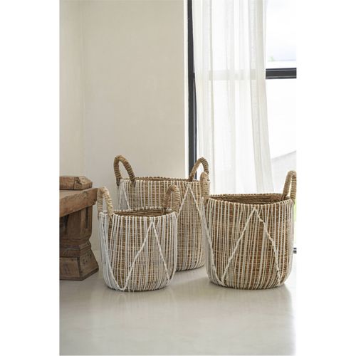 Panier Macramé Tressé Main Bazar Bizar