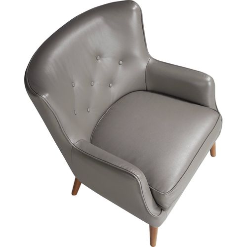 Fauteuil En Cuir Gris Confort Et Design Angel Cerda