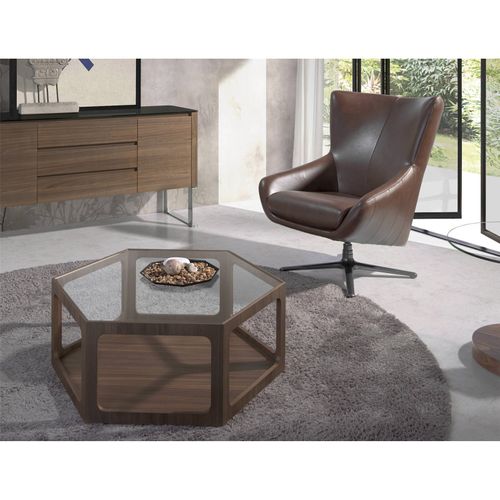 Fauteuil Pivotant En Cuir Angel Cerda Design Moderne
