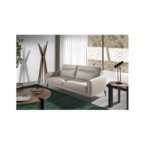 Fauteuil Design En Cuir Taupe Angel Cerda