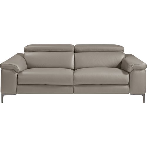 Canapé Design Relax En Cuir Gris Angel Cerda