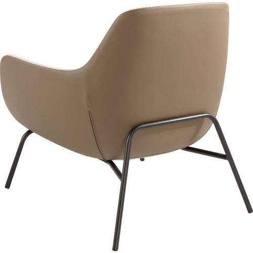 Fauteuil Design Crème Et Marron Angel Cerda