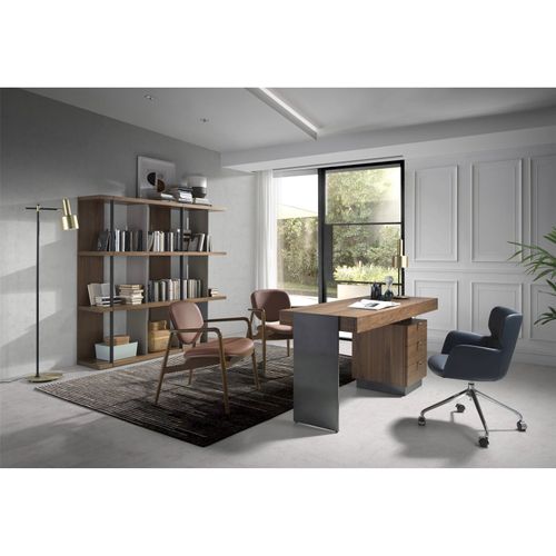 Chaise En Éco-cuir Marron Angel Cerda Silla