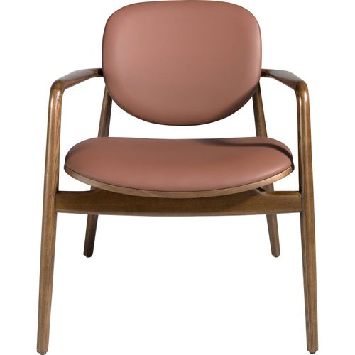 Chaise En Éco-cuir Marron Angel Cerda Silla