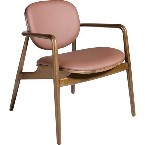 Chaise En Éco-cuir Marron Angel Cerda Silla