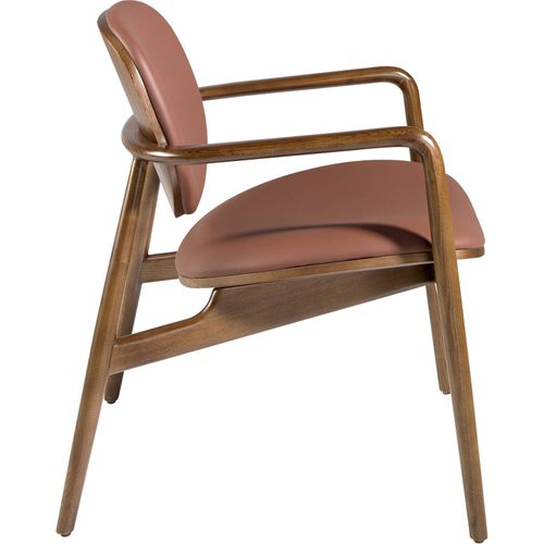 Chaise En Éco-cuir Marron Angel Cerda Silla