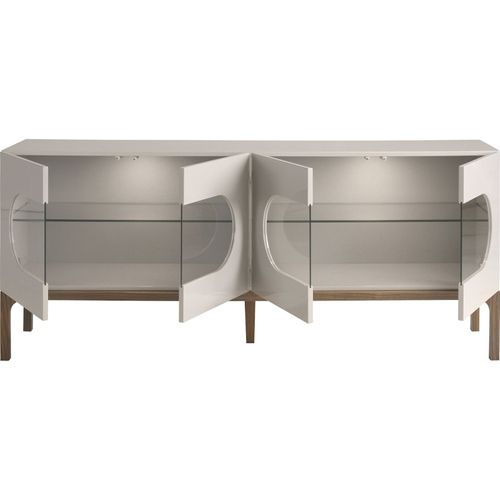 Buffet Gris Éclairage LED Angel Cerda 180cm