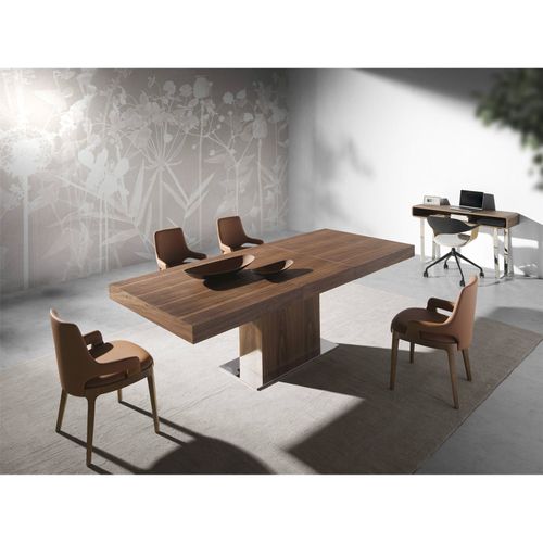 Chaise Design Marron Angel Cerda En Simili Cuir