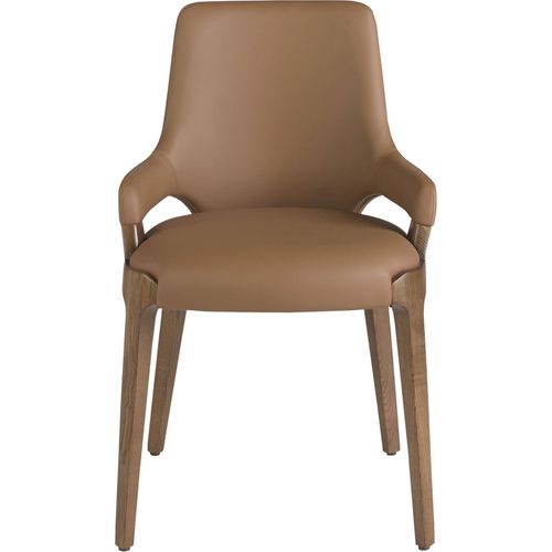 Chaise Design Marron Angel Cerda En Simili Cuir