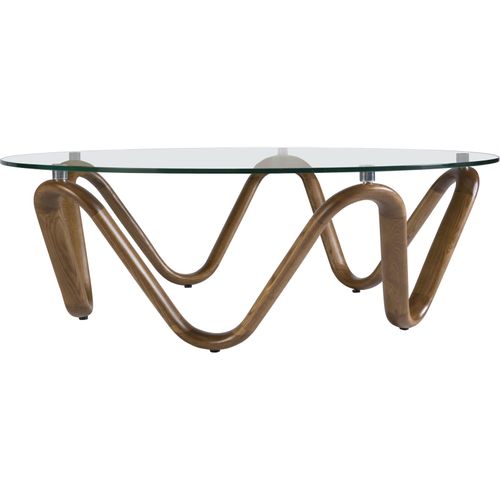 Table Basse Ronde En Verre Angel Cerda