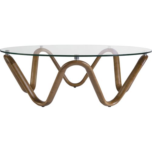 Table Basse Ronde En Verre Angel Cerda