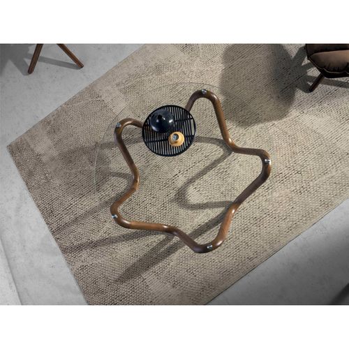 Table Basse Ronde En Verre Angel Cerda