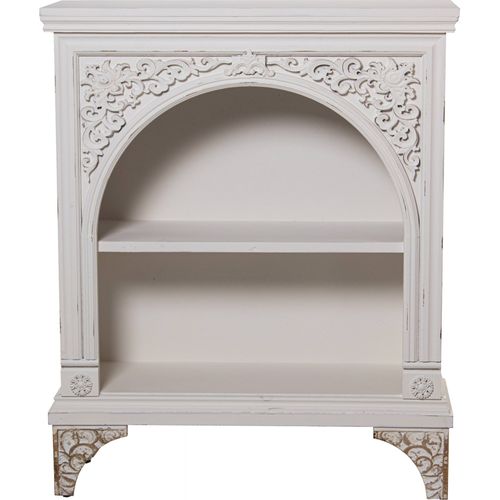 Meuble TV Bois Blanc Vieilli Élégance Sublimée