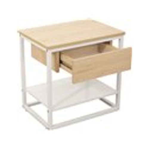 Table D'appoint Élégance Métal Noir Pour Salon Chic