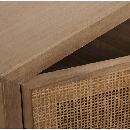 Bahut En Pin Avec Tiroir Rotin Pour Charme Intérieur