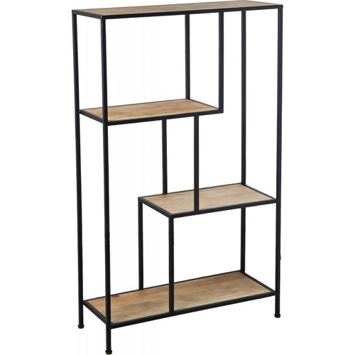 Etagère Élégante Bois Et Métal Pour Intérieur Chic