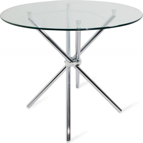 Table De Verre Élégante Pour Salle à Manger Raffinée