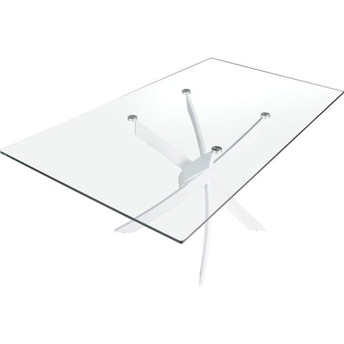 Table De Repas Design En Verre Trempé Angel Cerda