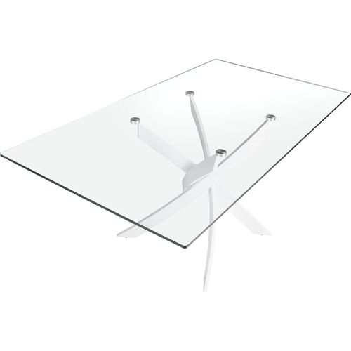 Table à Manger Verre Trempé Design Angel Cerda