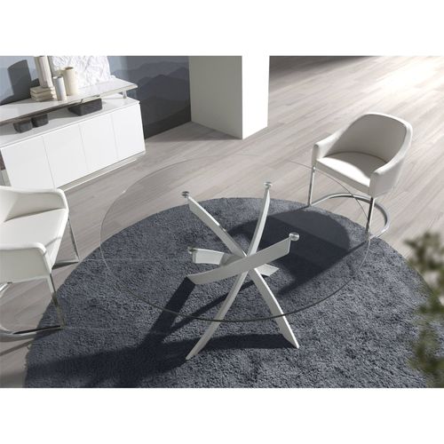 Table Verre Trempé Style Moderne Angel Cerda