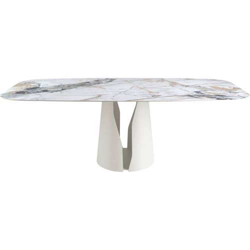 Table à Manger Design Angel Cerda En Marbre Blanc