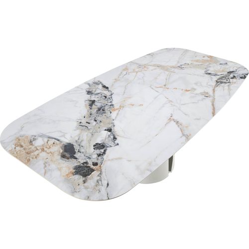 Table à Manger Design Angel Cerda En Marbre Blanc