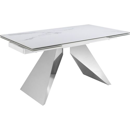 Table Repas Extensible En Marbre Porcelaine Angel Cerda