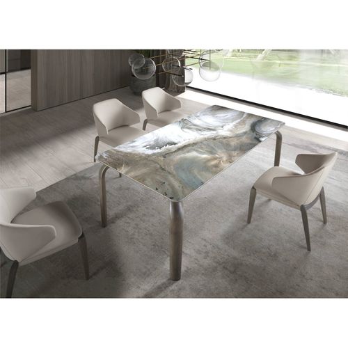 Chaise Design Crème Et Pieds Chêne Angel Cerda