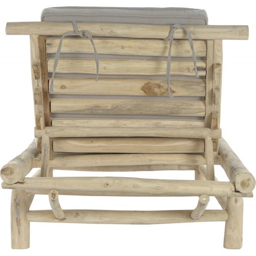 Bain De Soleil Élégance Teck Gris Pour Jardin