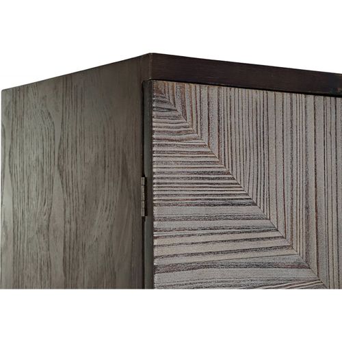 Armoire Rustique Épurée Effet Vieilli Unique