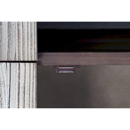 Armoire Rustique Épurée Effet Vieilli Unique