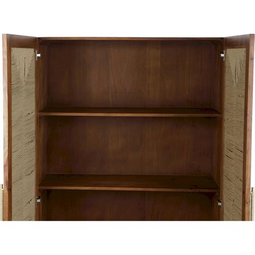 Armoire Chic En Rotin D'acacia Pour Intérieur Élégant