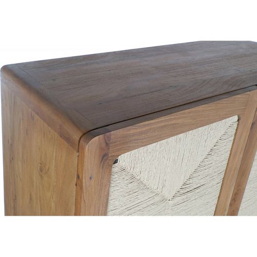 Armoire Chic En Rotin D'acacia Pour Intérieur Élégant