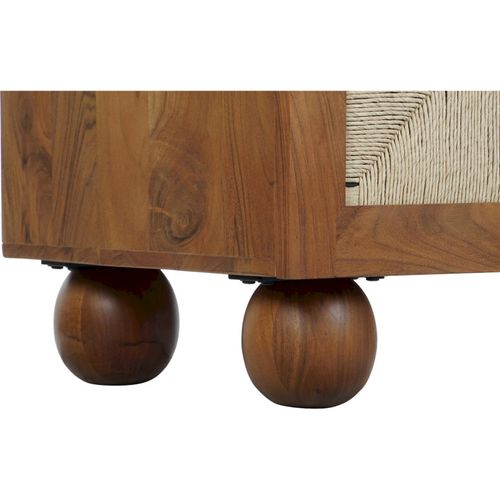 Armoire Chic En Rotin D'acacia Pour Intérieur Élégant