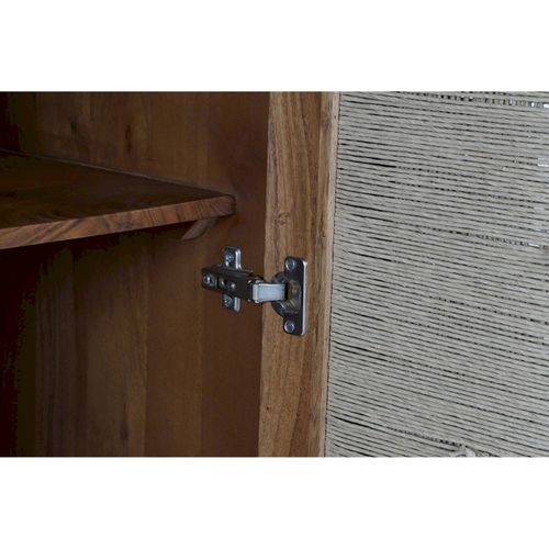 Armoire Chic En Rotin D'acacia Pour Intérieur Élégant