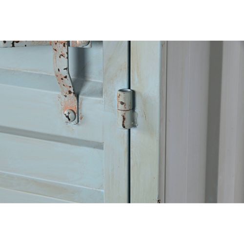 Armoire Turquoise Élégante Pour Rangement Industriel