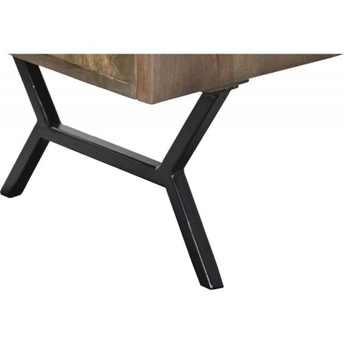 Buffet Bahut Bois De Mangue Élégance Dorée