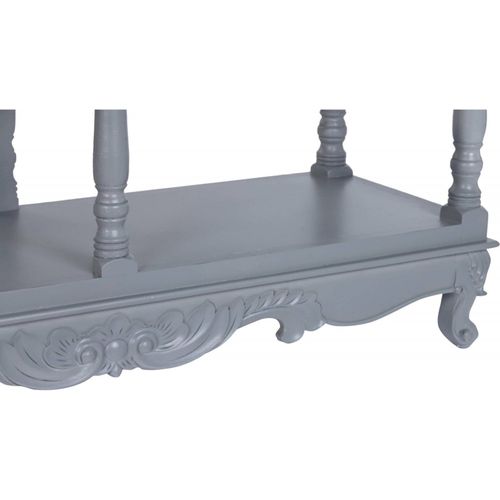 Buffet Élégance Paulownia Gris Pour Salon Raffiné