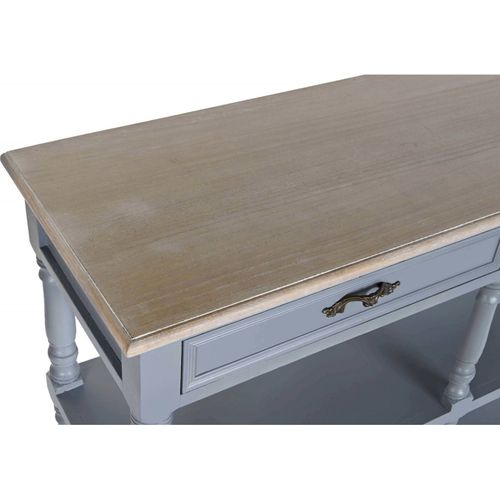 Buffet Élégance Paulownia Gris Pour Salon Raffiné