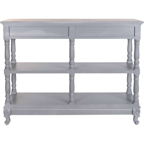 Buffet Élégance Paulownia Gris Pour Salon Raffiné