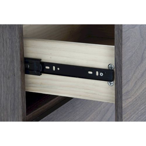 Buffet Élégant Portes En Verre Pour Salon Raffiné