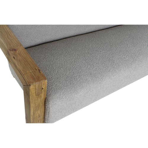 Canapé Fixe Écologique Gris En Bois Recyclé