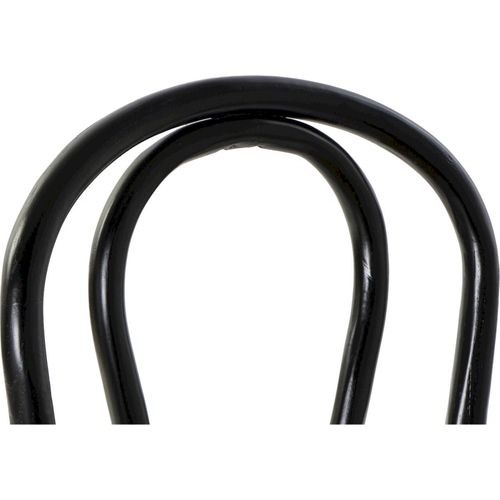 Chaise De Cuisine Design Élégante En Rotin Noir